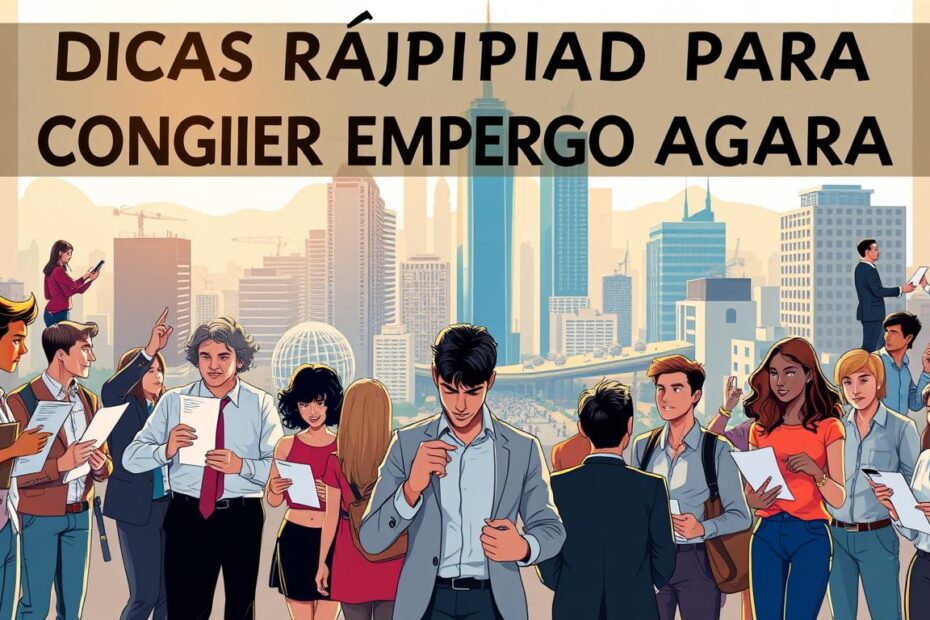 Dicas para conseguir emprego rápido