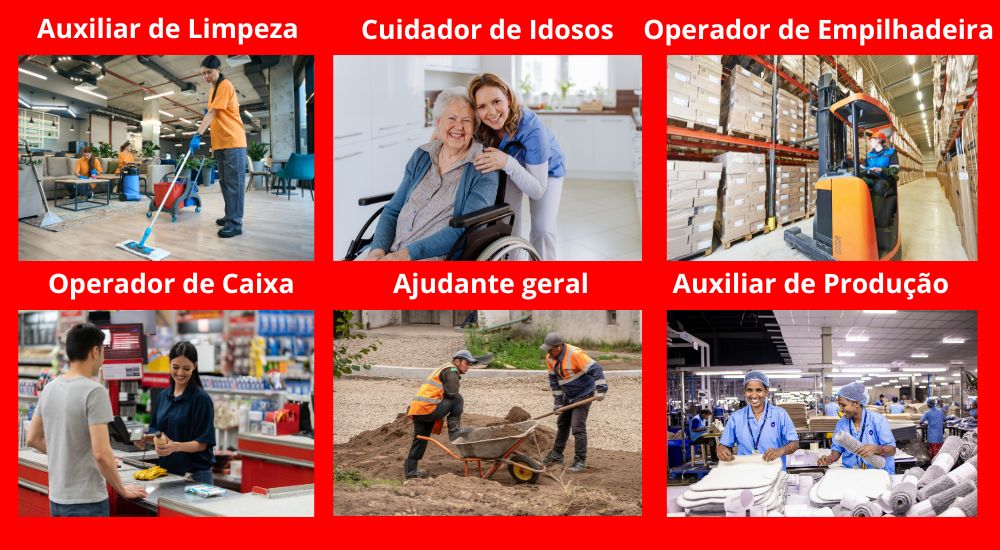 vagas de empregos em varias empresas